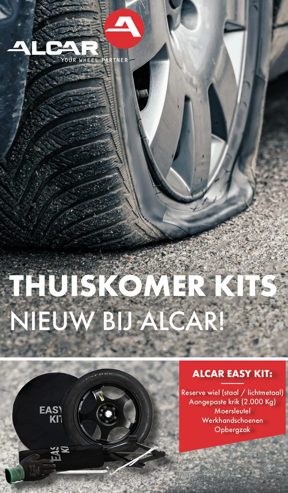 Spare Wheel Advertentie Onder Copy