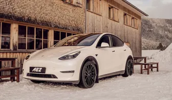 AEZ Atlanta black Tesla Model Y Front
