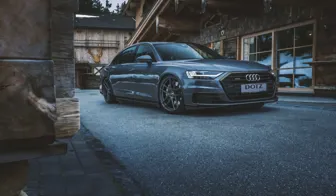 DOTZ LagunaSeca grey Audi A8 frontal