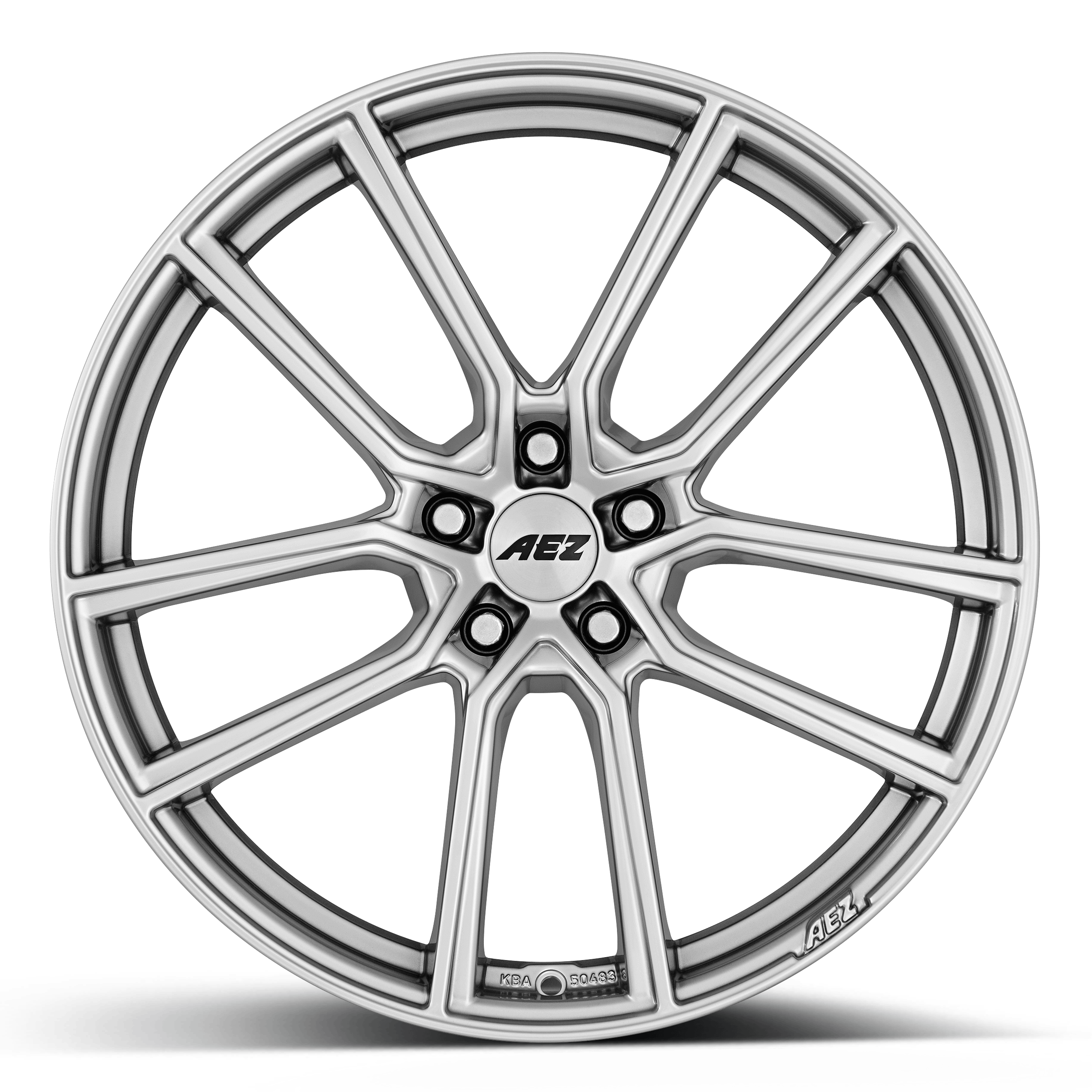 AEZ Raise high gloss alloy wheel front view VW Mercedes