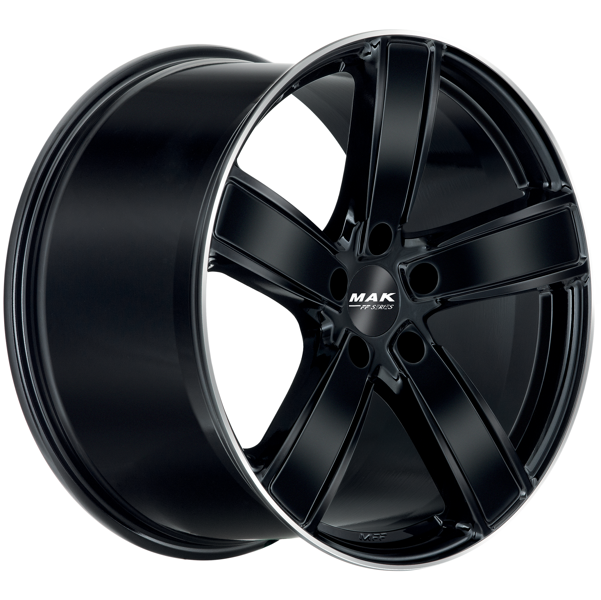 MAK Turismo FF D Gloss Black Mirror Ring 3 4