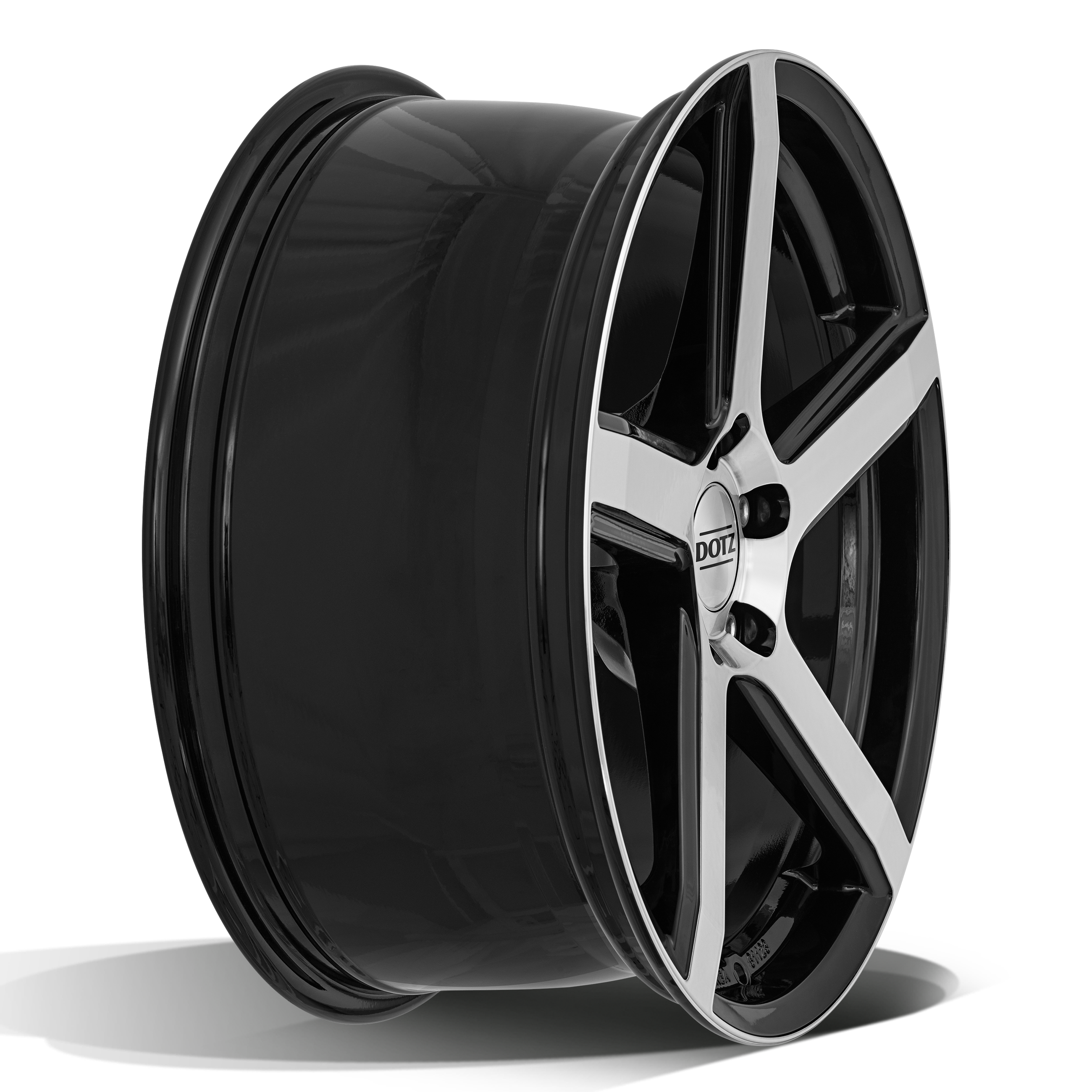 DOTZ CP5 dark alloy wheel SR3 paint extreme side