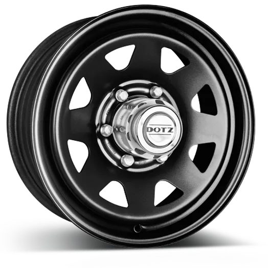 DOTZ SURVIVAL Pharao dark 4x4 steel wheel Off Road 6,0 X 15 SUV Toyota, Mitsubishi