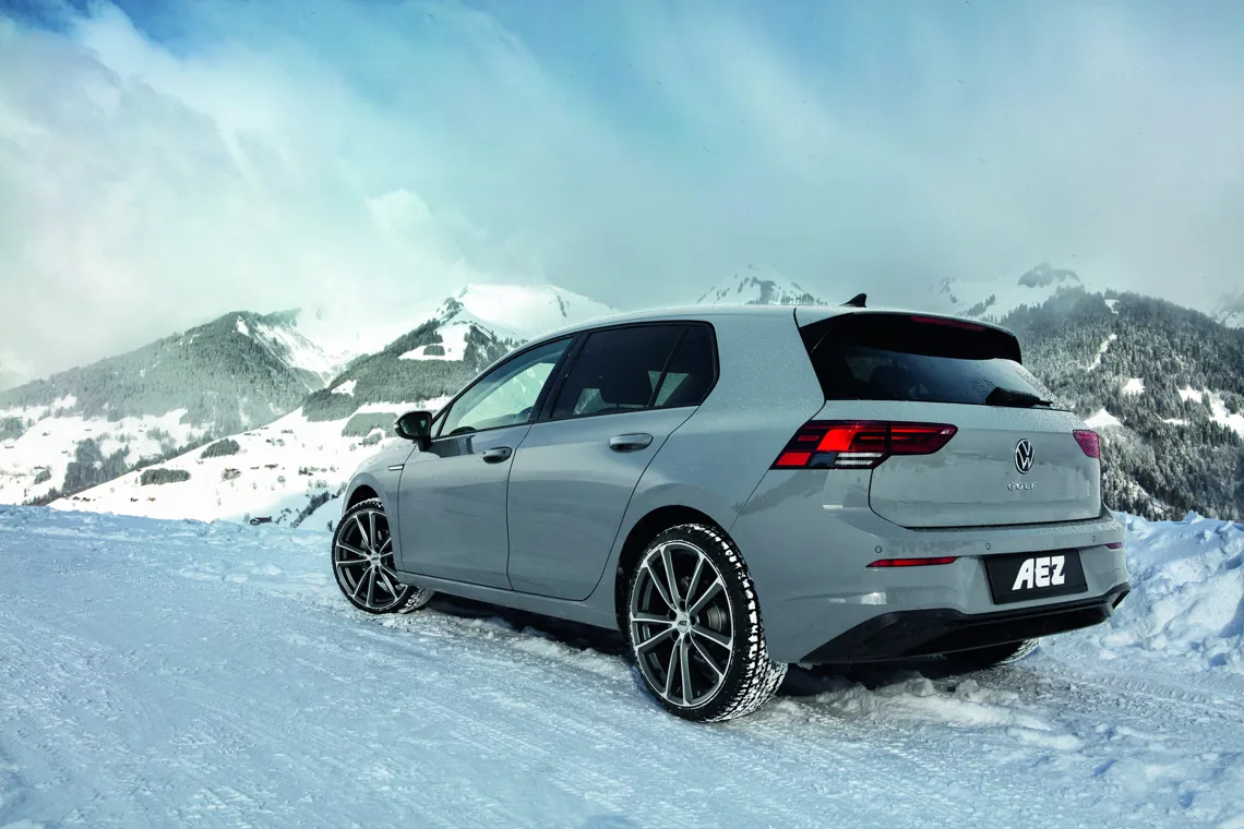 AEZ Tioga titan VW GolfVIII Heck
