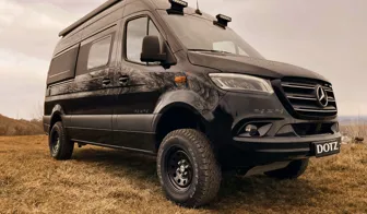 DOTZ 4x4 Modular dark Mercedes Sprinter GCS