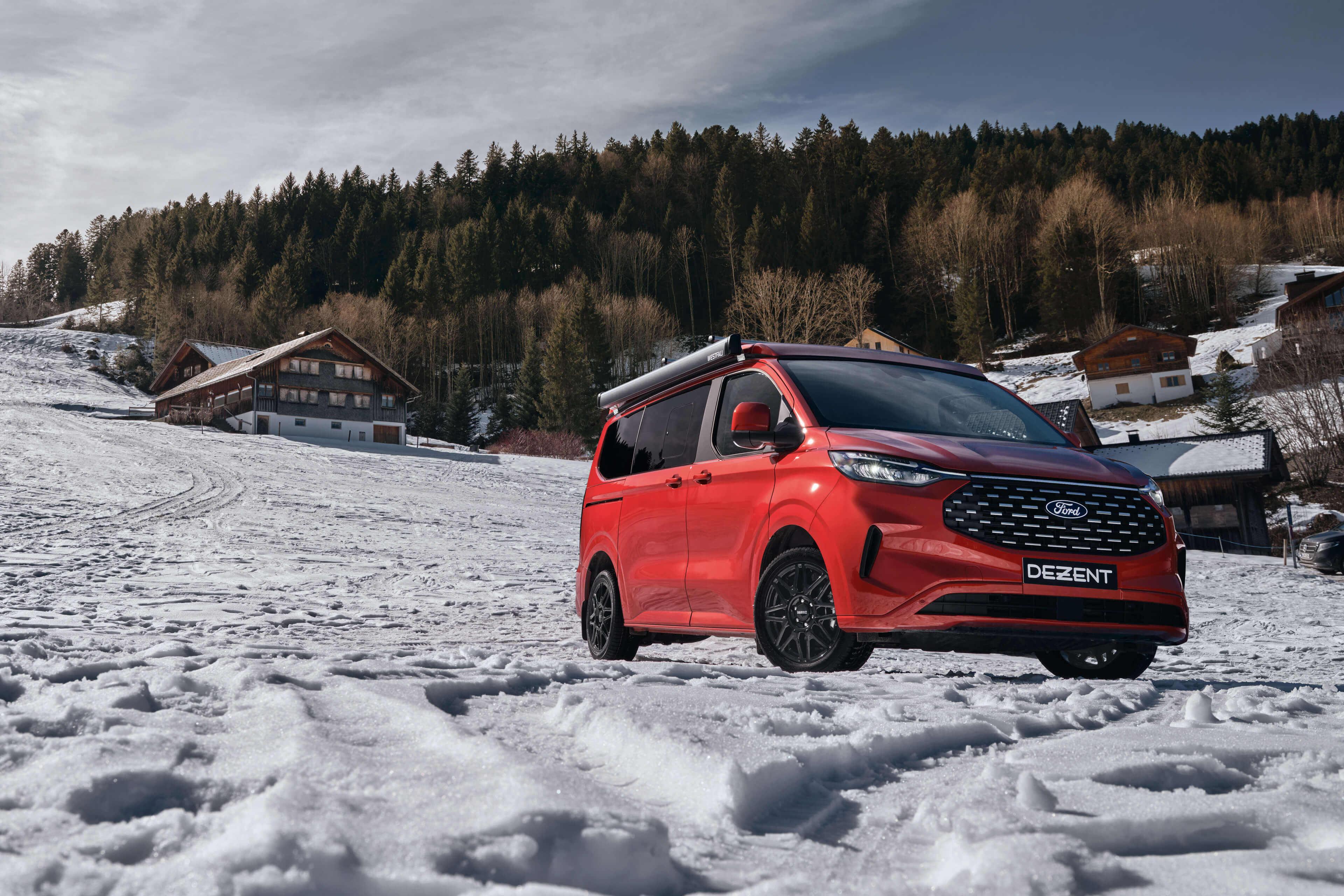 DEZENT KH black Ford Nugget front