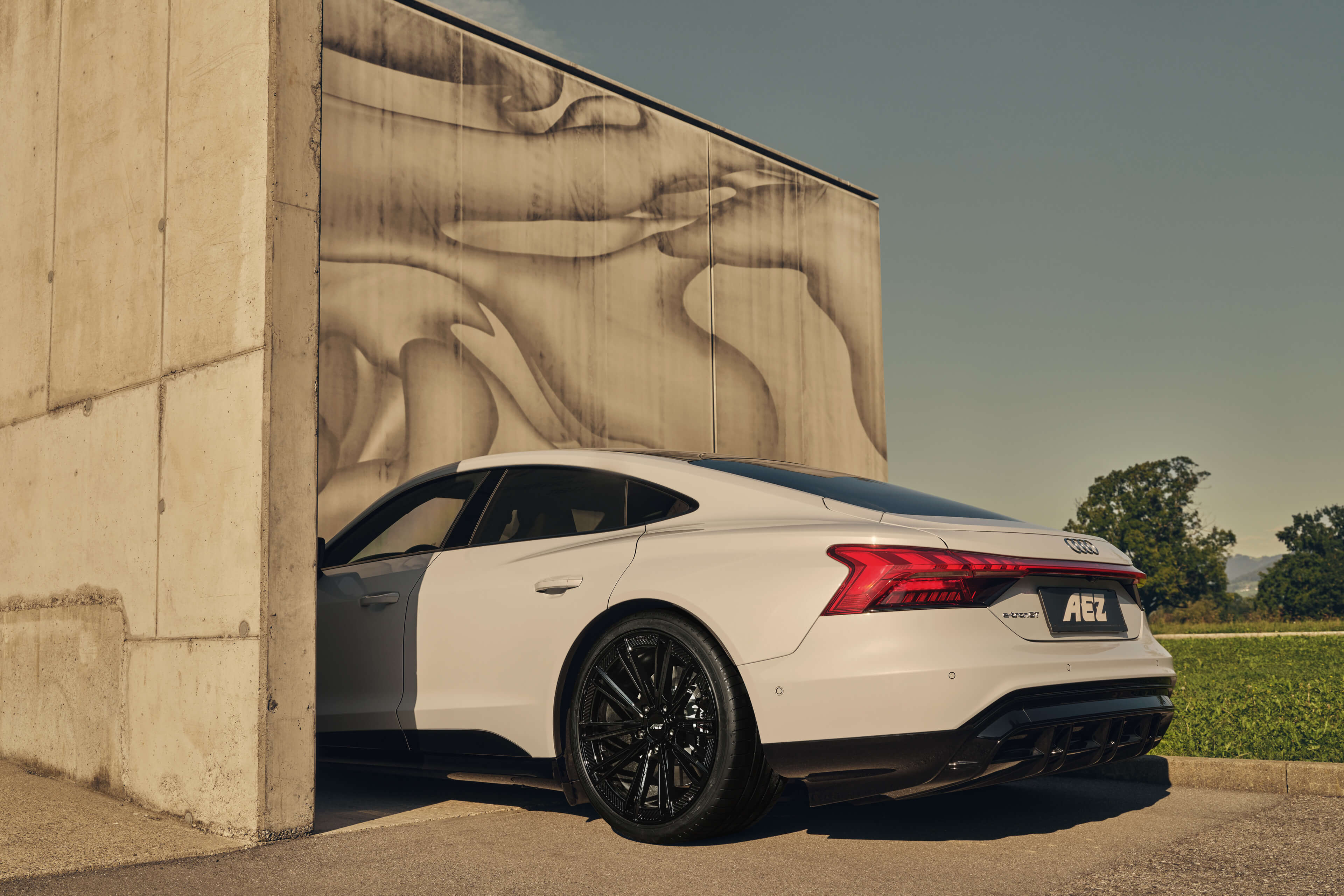 AEZ Alaska black Audi E Tron GT rear summer