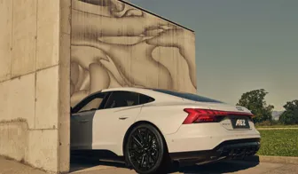 AEZ Alaska black Audi E Tron GT rear summer