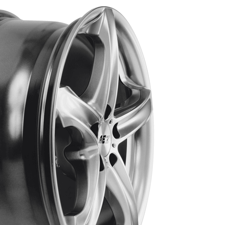 AEZ Yacht alloy wheel five-spoke detail side