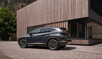 DEZENT KS graphite Hyundai Tucson side