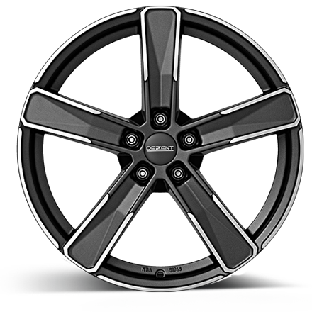 DEZENT SF graphite polished shadow front