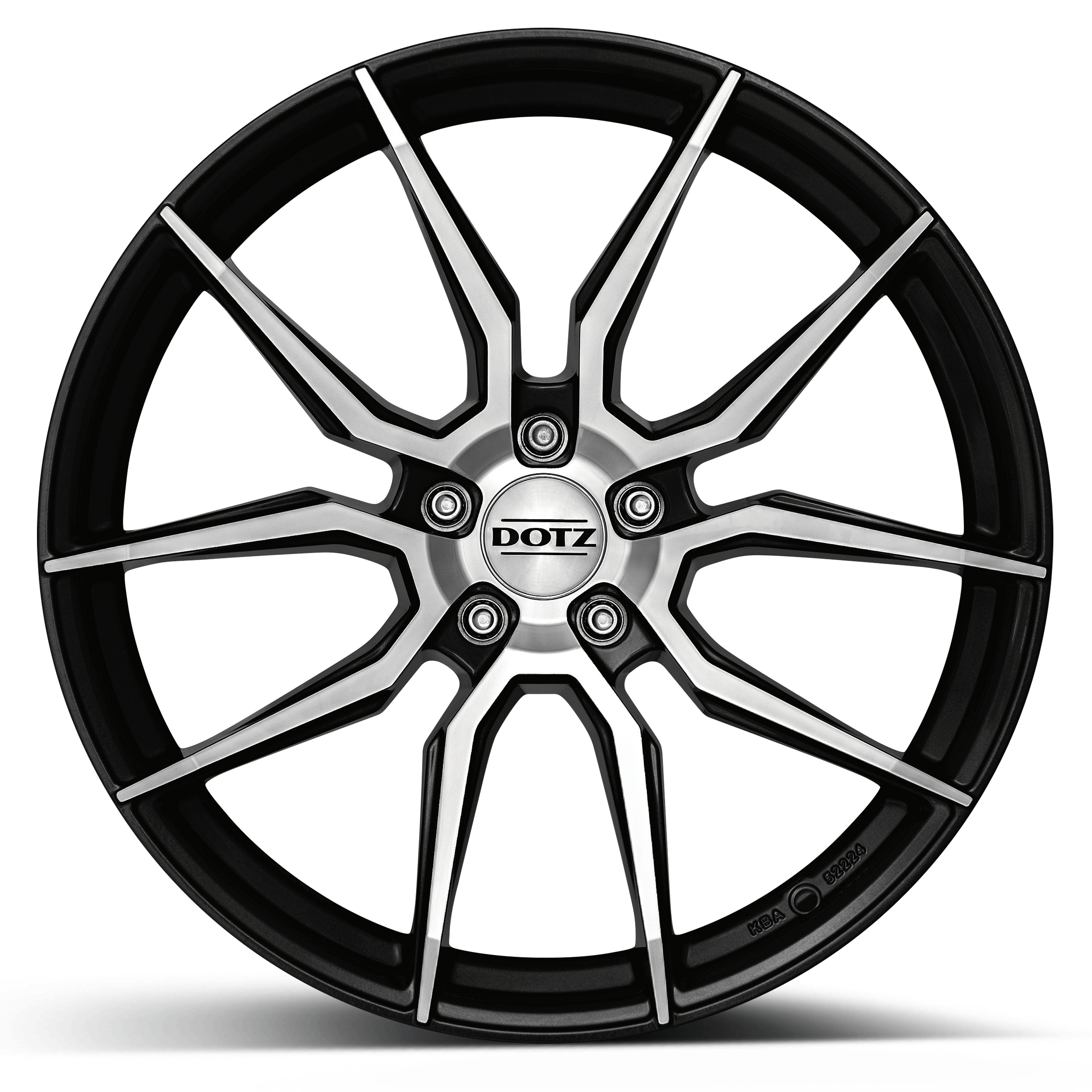 DOTZ Misano dark alloy wheel double-spoke frontal