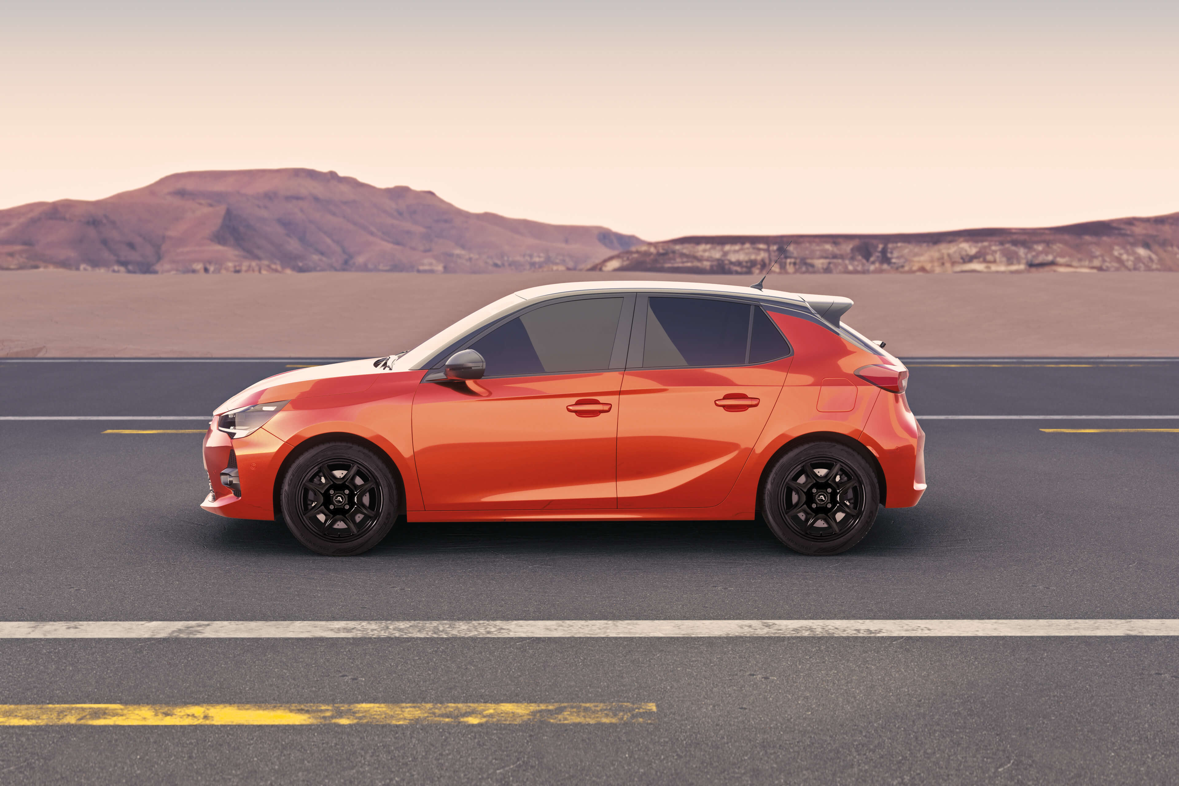 ALCAR hybrid wheel 04 black Opel Corsa side