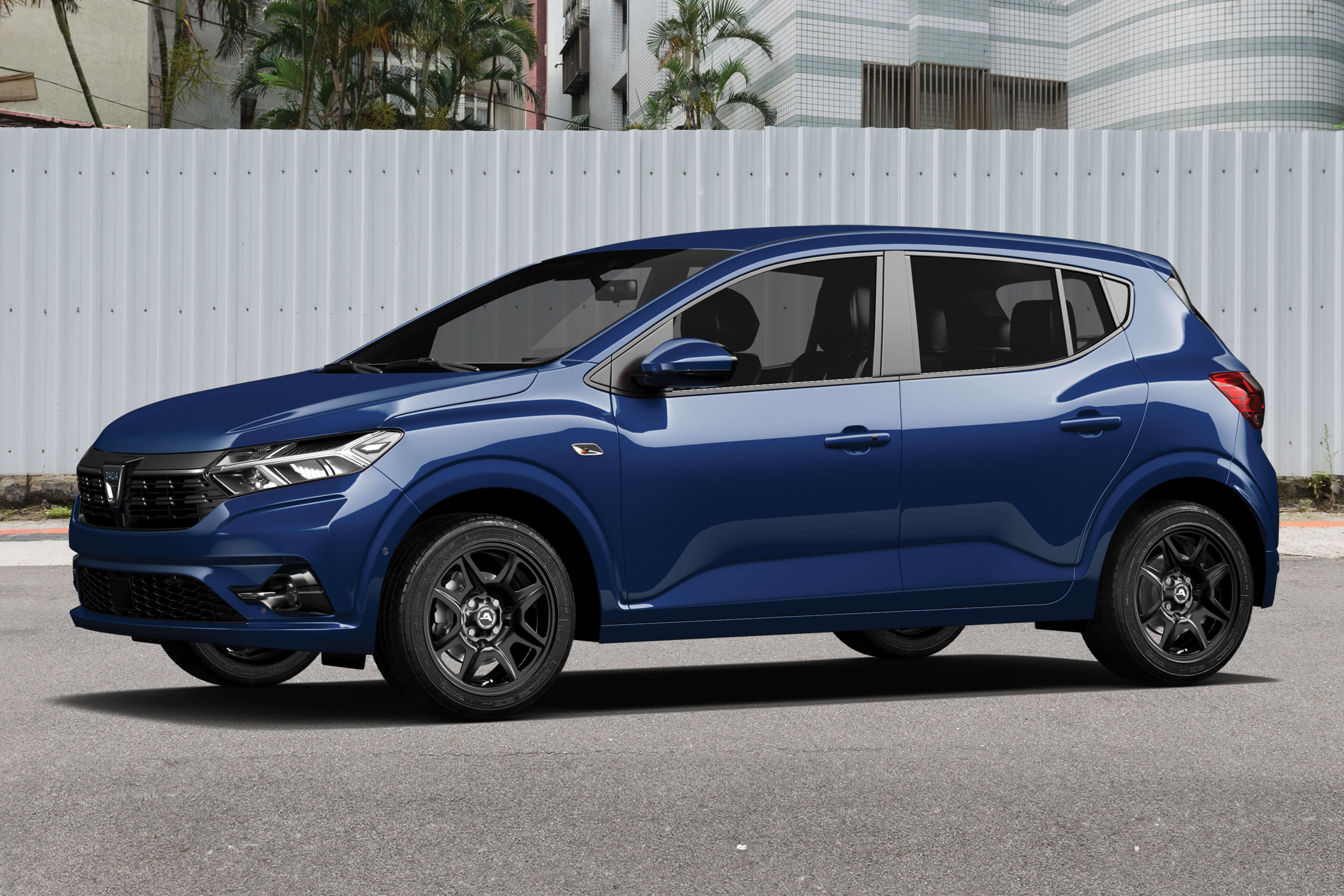 ALCAR Hybridrad 02 black Dacia Sandero Heck