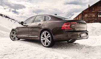 Volvo S90 med Volvofälgar, AEZ North High Gloss från OCL Brorssons fälgspecialisten