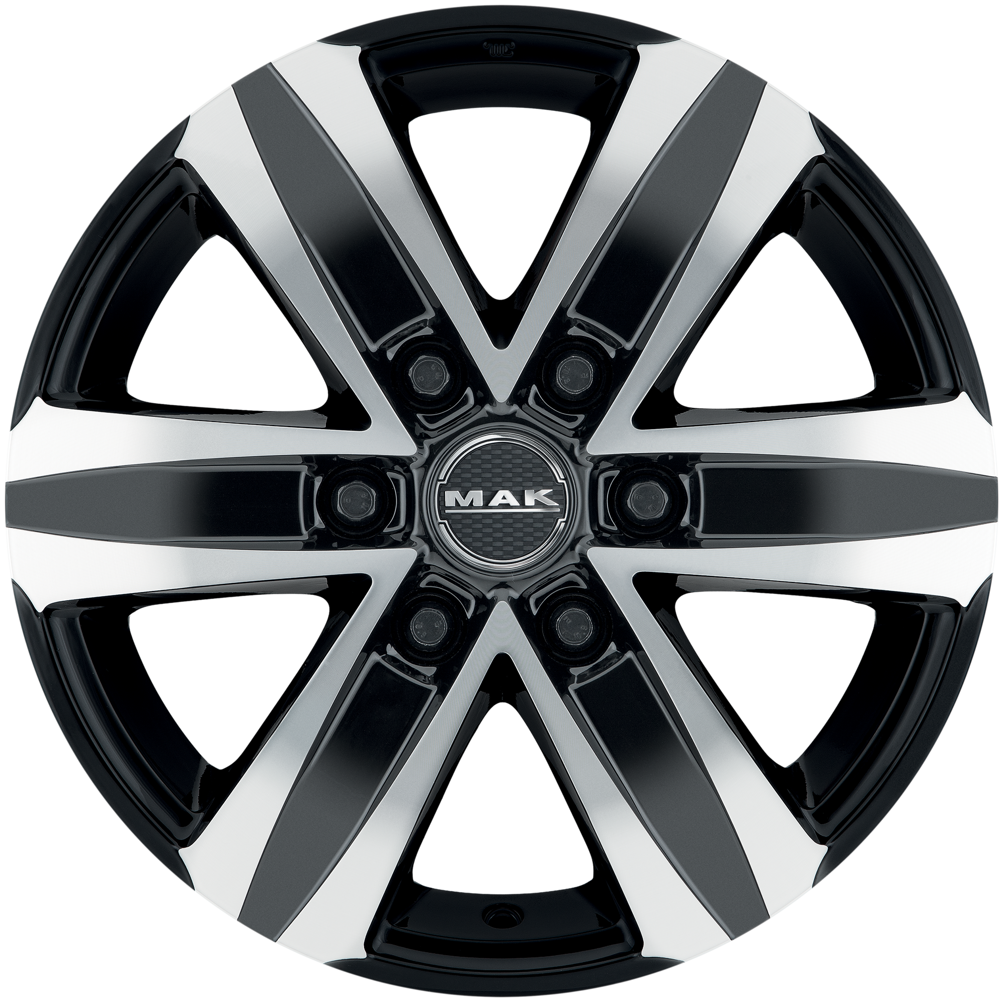 MAK Stone 6 Black Mirror Front