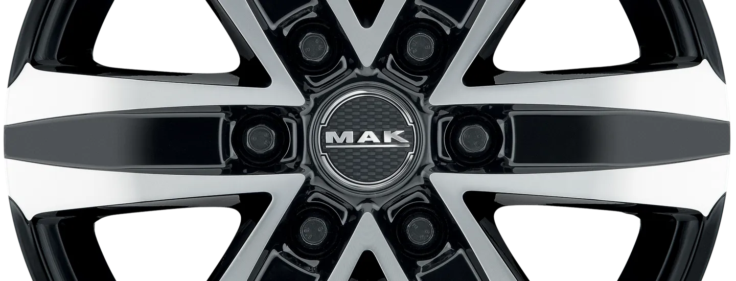 MAK Stone 6 Black Mirror Front