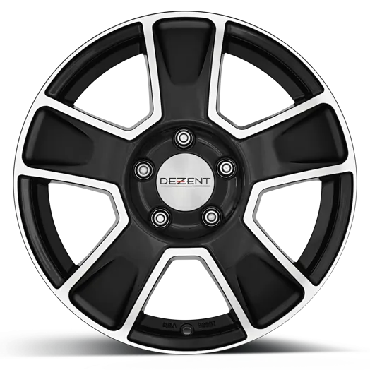 DEZENT Van dark alloy wheel front