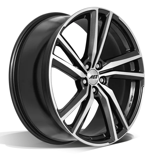 AEZ North dark alloy wheel perspective
