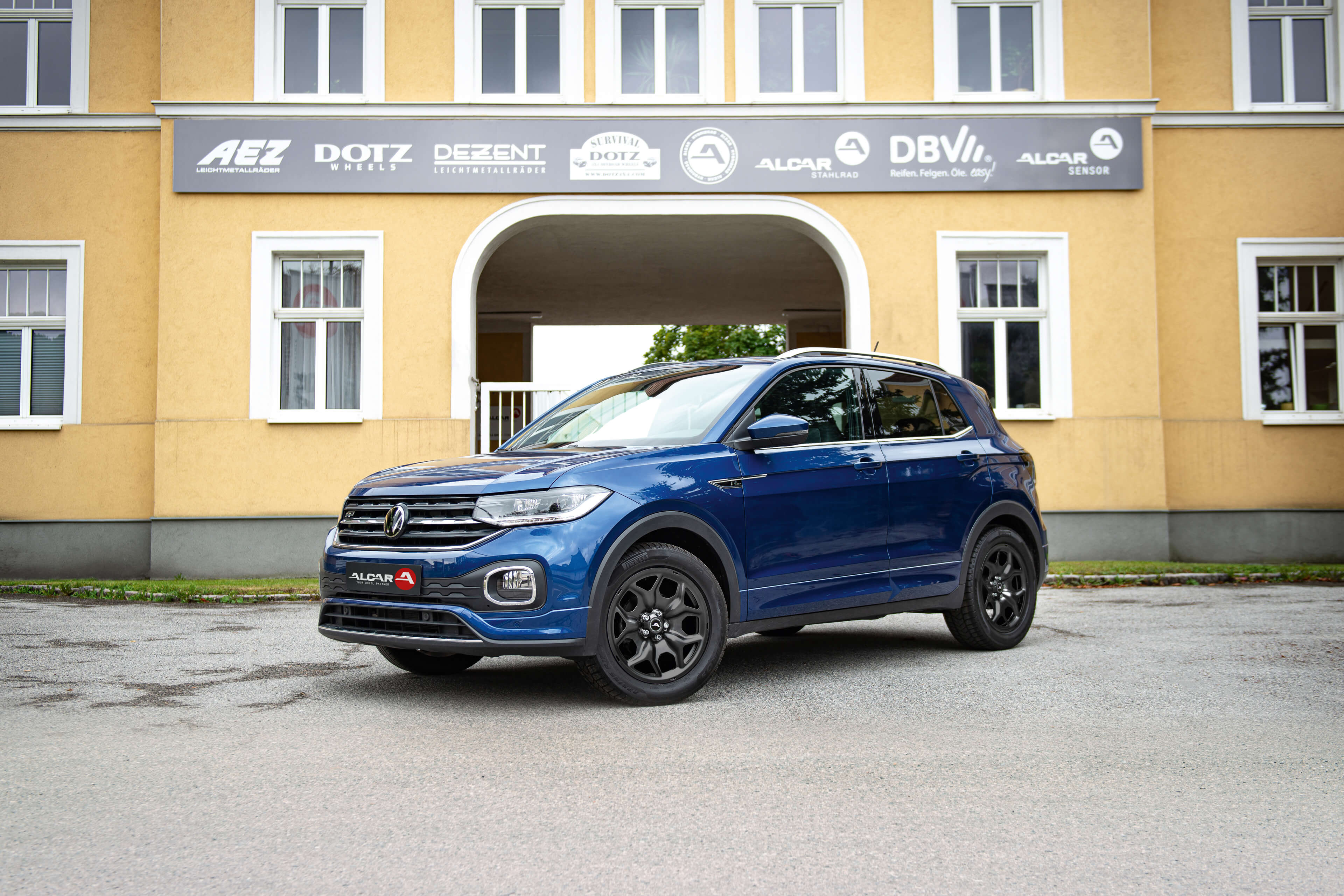 ALCAR hybrid wheel 07 grey VW T-Cross frontal