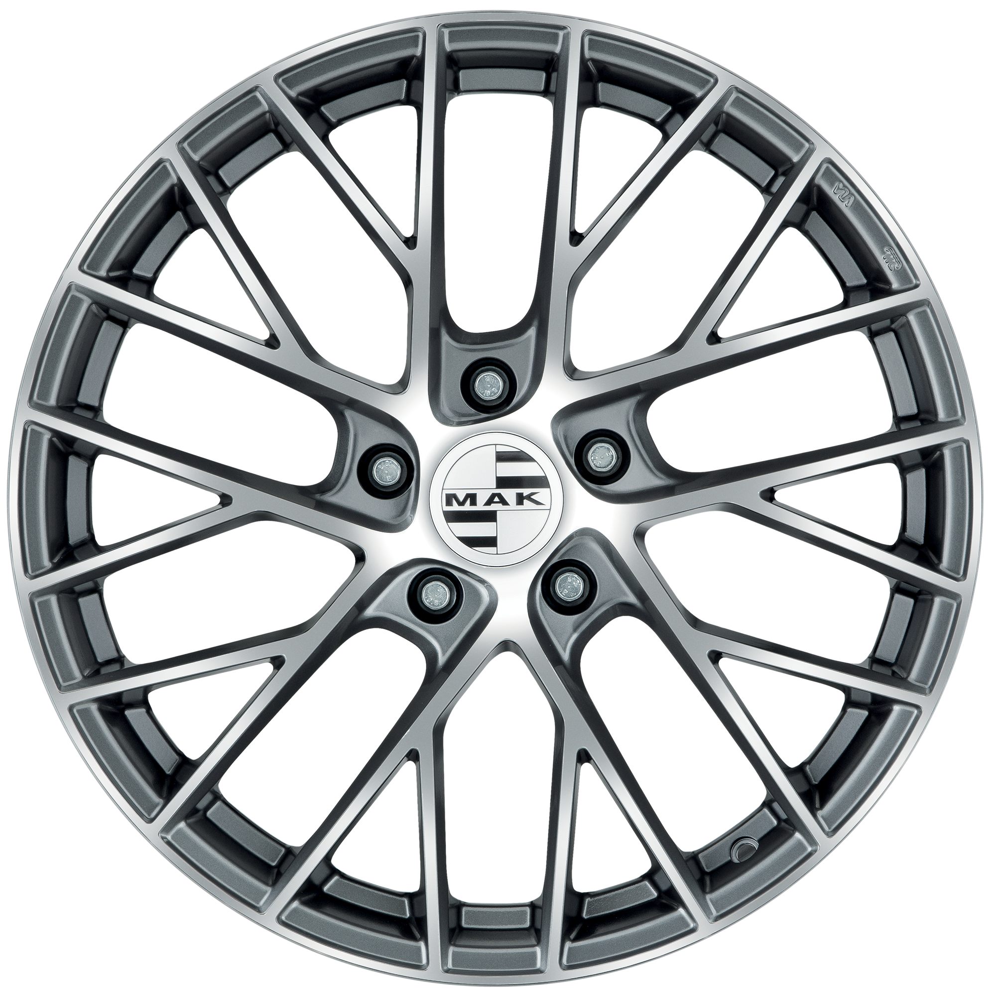 MAK Monaco Gun Metallic Mirror Front (1)