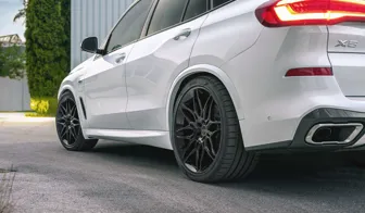 DOTZ LongBeach black BMW X5 Heck