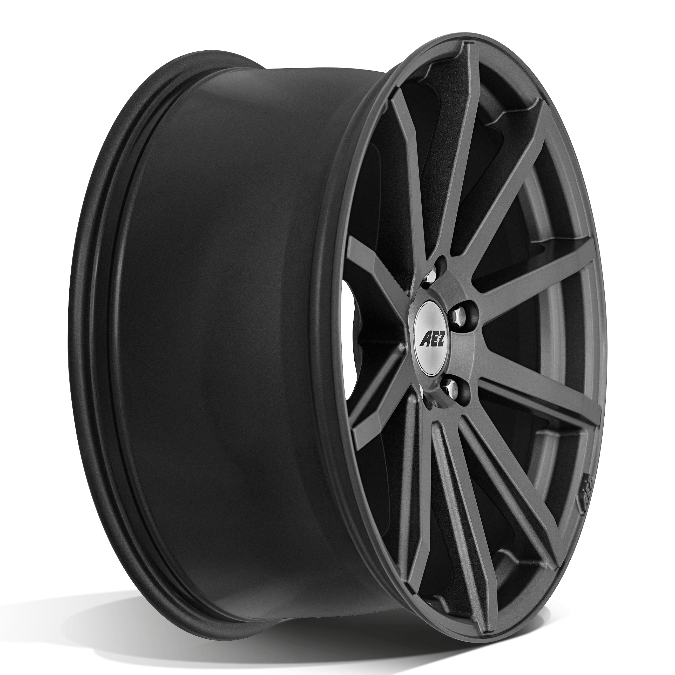 AEZ Straight dark alloy wheel extreme side ALCAR